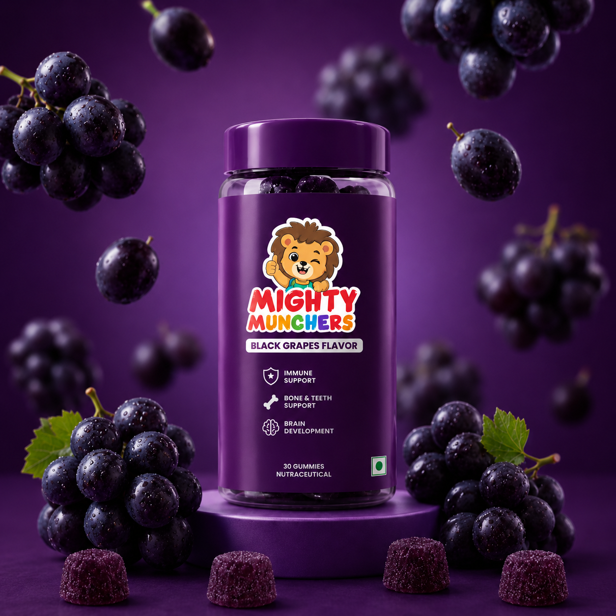 Mighty Munchers Vitamin C Power Gummies Main image